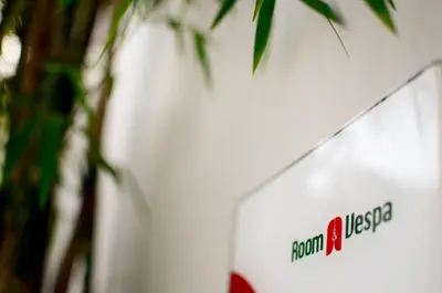 a sign for a honda australia on a wall at Room & Vespa 1 - Stay Central Seminyak Near Beach in Seminyak