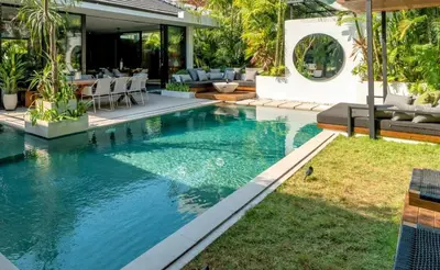an image of a swimming pool in a house at Villa Naura Umalas in Dalung