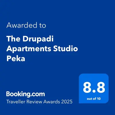 a screenshot of the drug appartments studio pakka at The Drupadi Apartments Studio Peka in Seminyak