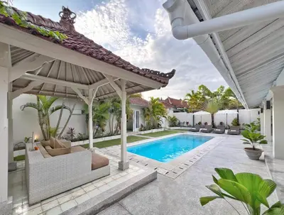 an image of a villa with a swimming pool at Fully renovated villa 3BR in Seminyak - Oberoi in Seminyak