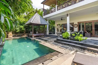 an image of a swimming pool in a villa at Villa Teratai in Seminyak