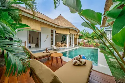 an image of a villa with a swimming pool at Villa Antea in Seminyak