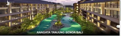 an aerial view of a swimming pool in a building at Anagata Paradiso Bali in Nusa Dua