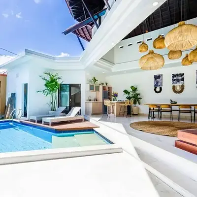 Boho-chic Canggu Villa near Cafè Del Mar