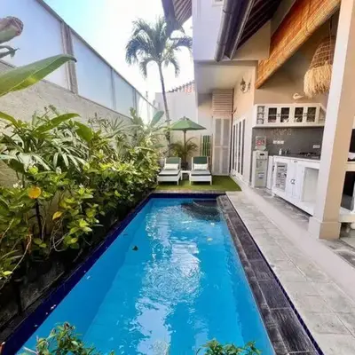Frangipani Villa Seminyak - 2BR Pool Walk to Beach