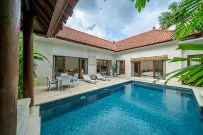 an image of a swimming pool in a villa at Villa Nemia Seminyak in Seminyak