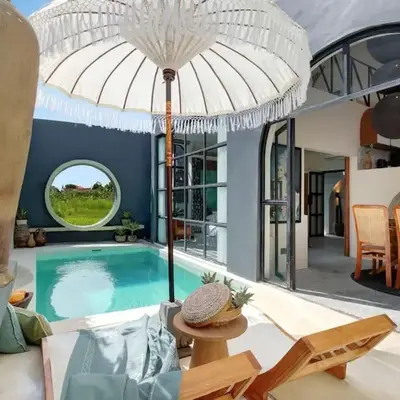Casa Ghitani Kerobokan 1 Bed Enclose Living room WH2