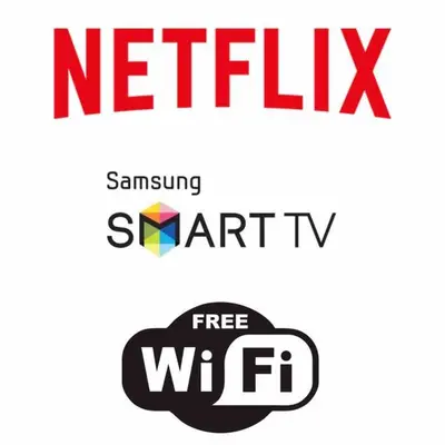 a set of two logos with the words netflix and streaming maturity at Bens Seminyak Villa Two-Bedroom with Private SwimmingPool in Seminyak