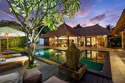 an image of a villa with a swimming pool at Palm Merah Villa in Umalas