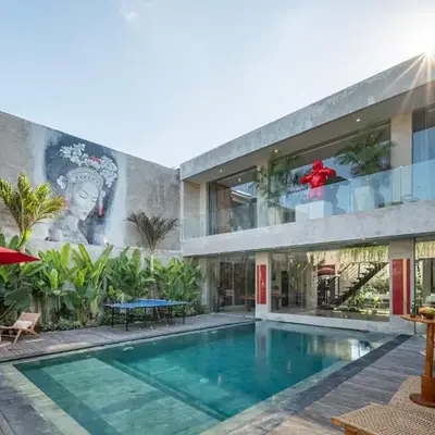 Artistic 4BD Villa with Private Pool & Jungle Vibes
