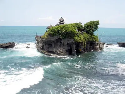 an island in the middle of the ocean at 2BR Villa Central Seminyak,50 m walk to the beach in Seminyak