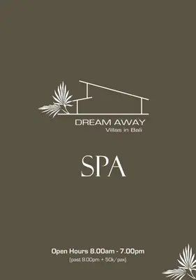 a vector illustration of a spa logo with stairs and asterisks at Villa Nuga By DreamAwayBali in Seminyak