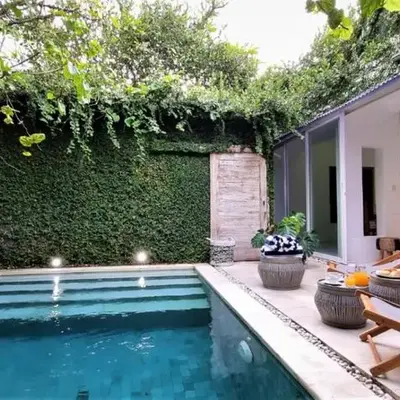 Tropical 2br private pool Villa in central Seminyak
