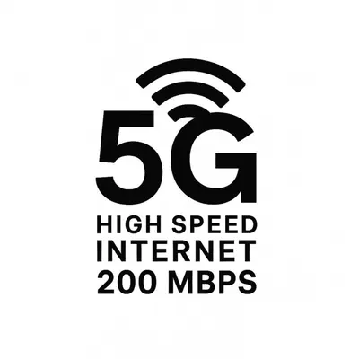 a sign with a high speed internet mgps at Room in Guest House near Kuta Beach Bali in Pesanggaran