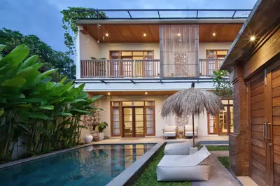 an image of a villa with a swimming pool at Villa Reviva - 3BR Seminyak in Seminyak