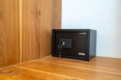 a small television with a bunch of keys in it at 2 bedroom villa with large garden and near Canggu in Kerobokan