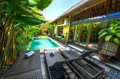 an image of a swimming pool in a house at Villa ABBI Luxury 2 Bedroom Villa - Legian Seminyak in Seminyak