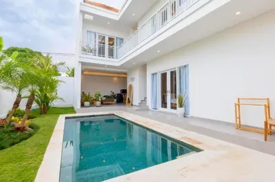 an image of a villa with a swimming pool at Anatari 3 BR Private Pool Villa in Seminyak