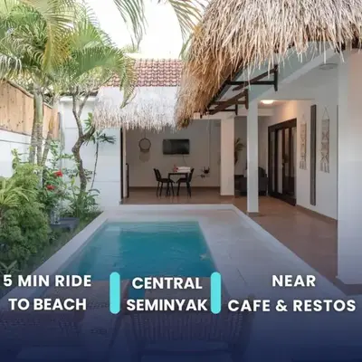 2BR Villa - Central Seminyak - Private Cook & Breakfast