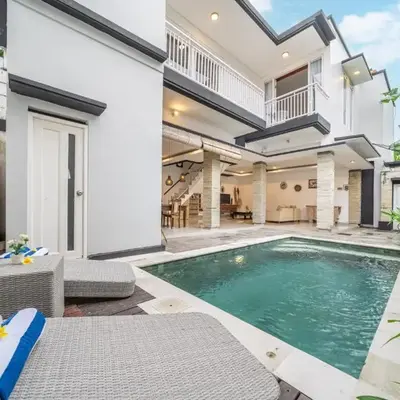 Q LE Villa 2 is 2BR Villa with Private Pool in Seminyak