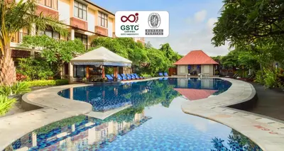 an image of a swimming pool at a resort at Best Western Resort Kuta in Kuta