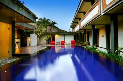 an image of a swimming pool in a villa at The Yani Hotel Bali in Denpasar