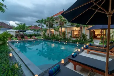an image of a swimming pool at a villa at Puri Uma Ratu by RPM in Seminyak