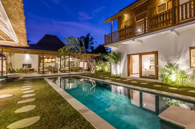 an image of a villa with a swimming pool at Villa HOI by Alfred in Bali in Seminyak