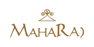 a symbol of maratha with a halo and a banner at Villa Maharaj in Seminyak