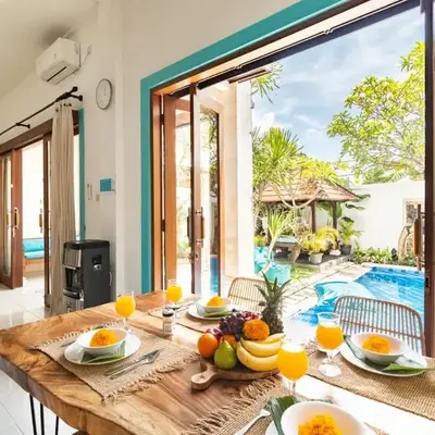 Spacious and Quiet 2 Bd Villa with Pool and Projector