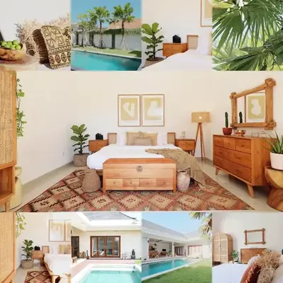 Boho Tropical 3BR Villa