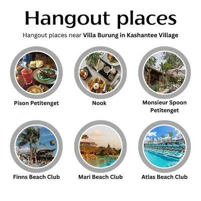 a collage of photos of different places in the philippines at Villa Burung in Kashantee Village in Seminyak